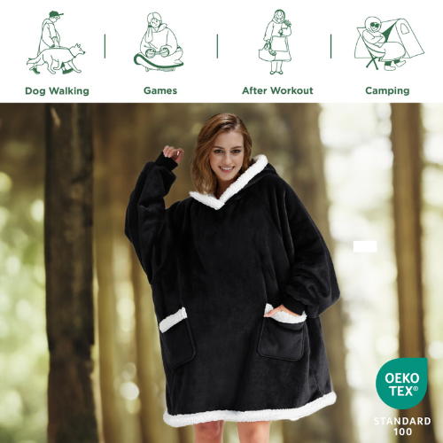 UltraWarm Cozy Hoodie Blanket