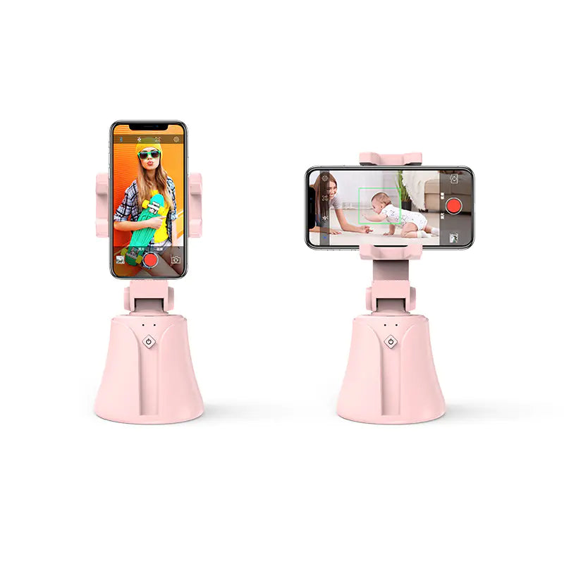 360° Automatic Rotating Smartphone Stand with Face Tracking